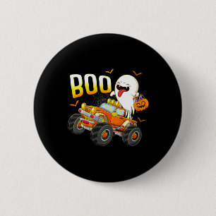 Kinder Spaß Boo Reiten Monster LKW Halloween Costu Button