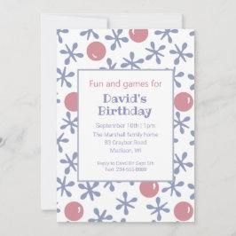 Kinder Spaß Jack Spiel Geburtstag Einladung