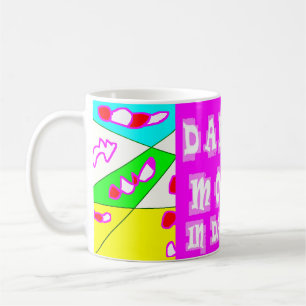 Kinder Spaß mit farbenfrohen Designtieren Kaffeetasse