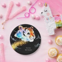 Kinder Spaß Tiger Geburtstag