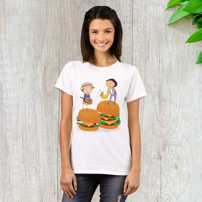 Kinder spielen Musik auf Riesenschändlerinnen T-Shirt (Von Creator hochgeladen)
