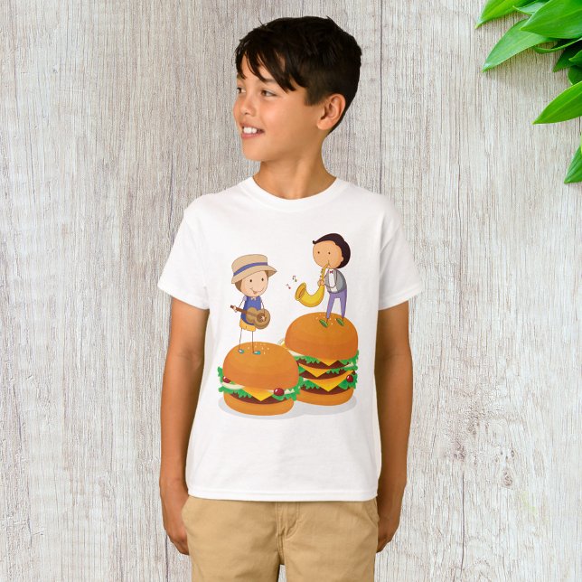 Kinder spielen Musik auf Riesenschändlerinnen T-Shirt (Von Creator hochgeladen)
