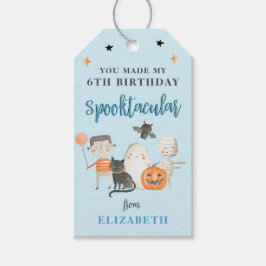 Kinder Spooktacular Halloween Geburtstagsparty Gun Geschenkanhänger