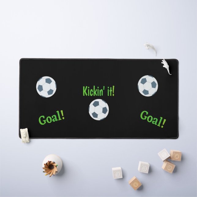 Kinder Sport Fußball Spaß Schreibtischunterlage (Kindertisch)