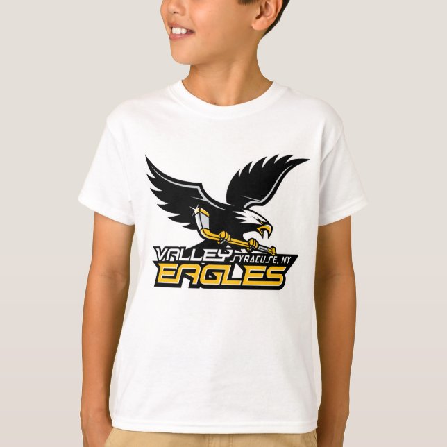 Kinder Sport-Tek High Performance Enganliegendes T T-Shirt (Vorderseite)