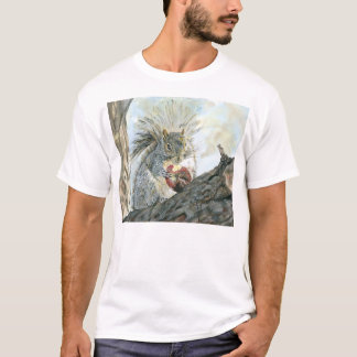 Kinder Squirrel mit Apple-Prämien-T - Shirt