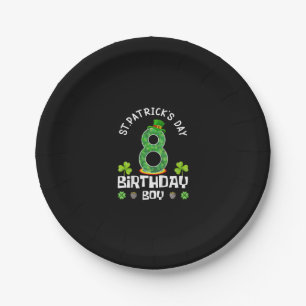 Kinder St. Patrick's Day Birthday 8. 2015 T - Shir Pappteller