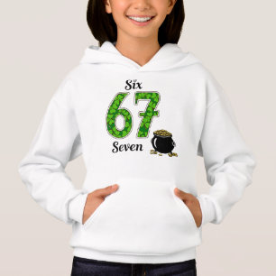 Kinder St. Patricks Day Sechs Sieben Hoodie
