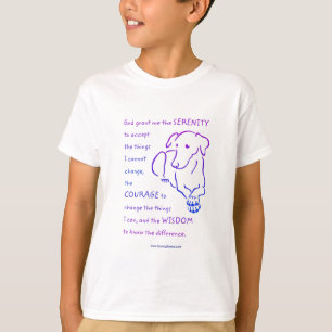 Kinder Stille Gebet mit Hundeshirt T-Shirt