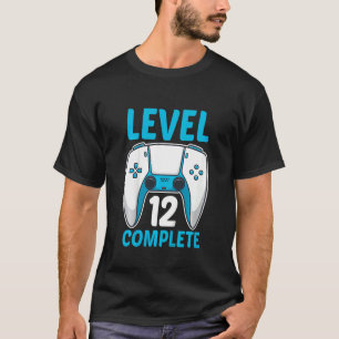 Kinder Stufe 12 Vollständige 12 Jahre alte Gamer 1 T-Shirt