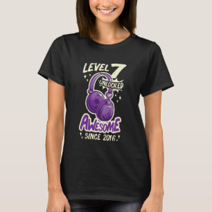 Kinder Stufe 7 Phantastisch seit 2016 Videospiel T-Shirt