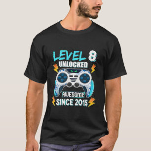 Kinder Stufe 8 Phantastisch seit 2015 8 Jahre T-Shirt