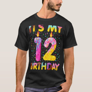 Kinder süß spenden ihren 12. Geburtstag 12 Jahre a T-Shirt