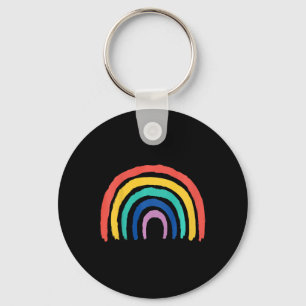 Kinder Sweet Children Rainbow Design bemalt Girl G Schlüsselanhänger