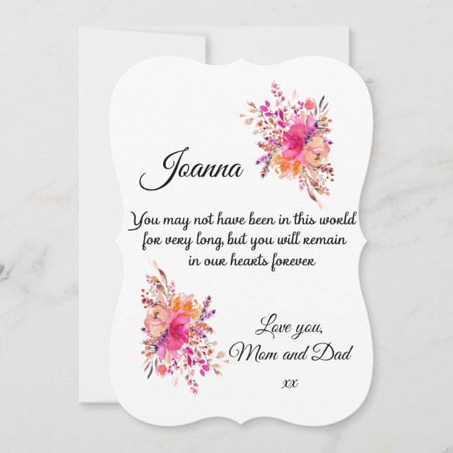 Kinder-Sympathiekarte (Vorderseite)