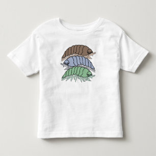 Kinder-T-Shirt - 3 Rollasseln (weiß) Kleinkind T-shirt