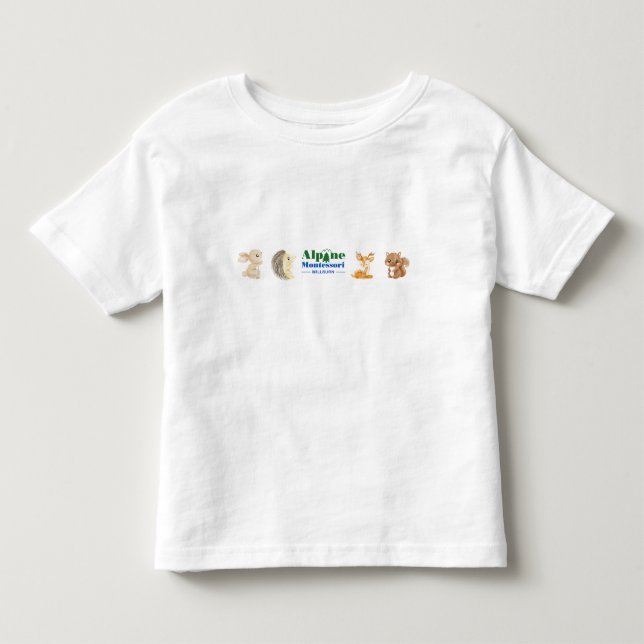 Kinder T - Shirt Alp Montessori (Vorderseite)