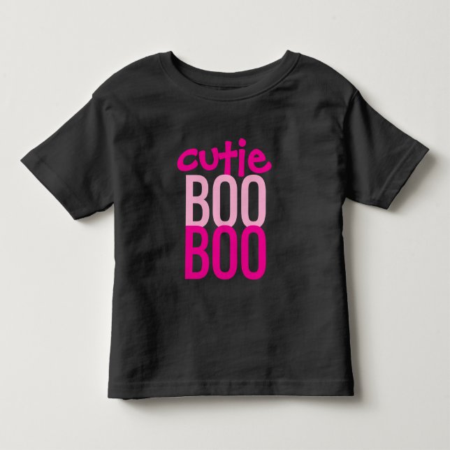 Kinder T-Shirt: HALLOWEEN Cutie Boo #3 Kleinkind T-shirt (Vorderseite)
