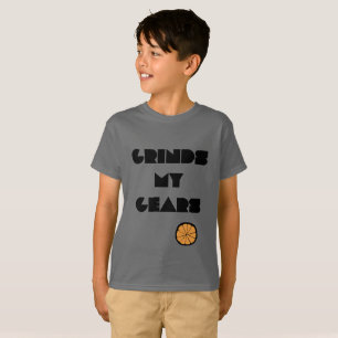 Kinder T - Shirt lustig sagt: "Grindet meine Gänge