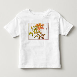 KINDER-T-SHIRT MIT BLUMEN INDIVIDUELLER NAME KLEINKIND T-SHIRT