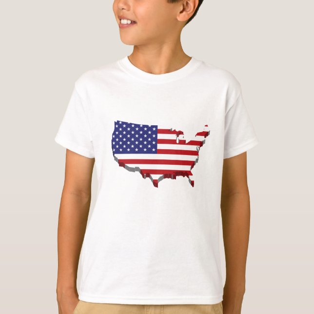 Kinder T - Shirt-Patriotik T-Shirt (Vorderseite)