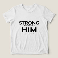 Kinder T-Shirt Psalm 28:7 Stark in Ihm