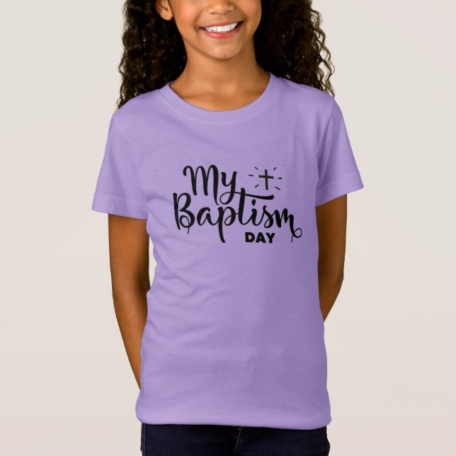 Kinder T - Shirt Taufe (Vorderseite)