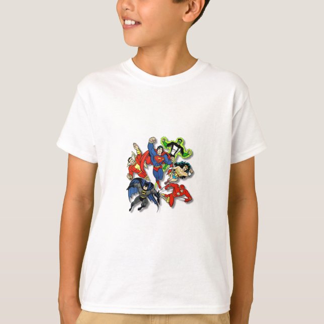 Kinder T-Shirts - Superhelden (Vorderseite)