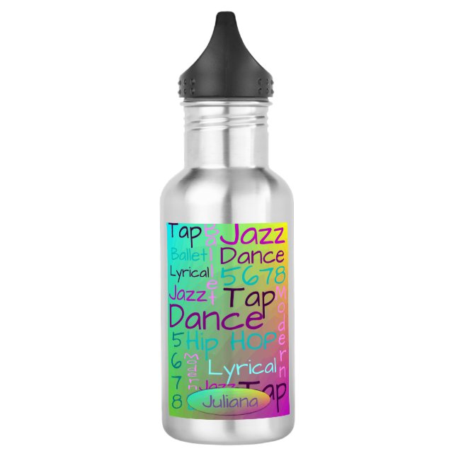 Kinder tanzen personalisiertes trinkflasche (Links)