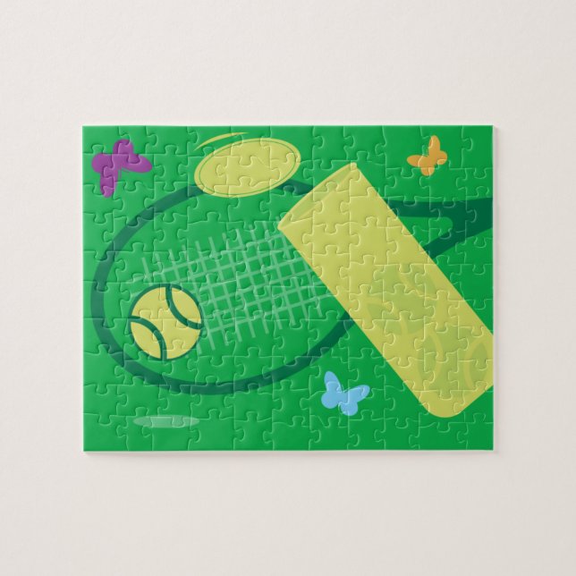 Kinder-Tennis-Puzzle (Horizontal)