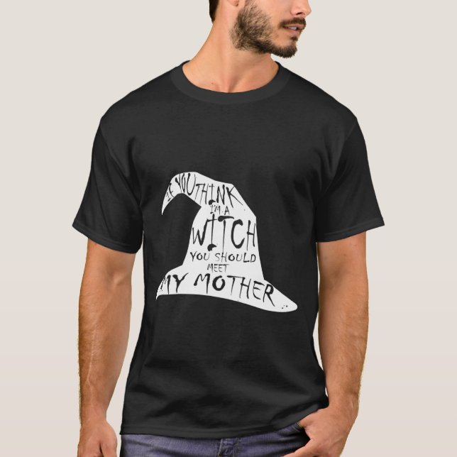 Kinder Tochter Für Mutter Salem Hexe Basic Gothic  T-Shirt (Vorderseite)