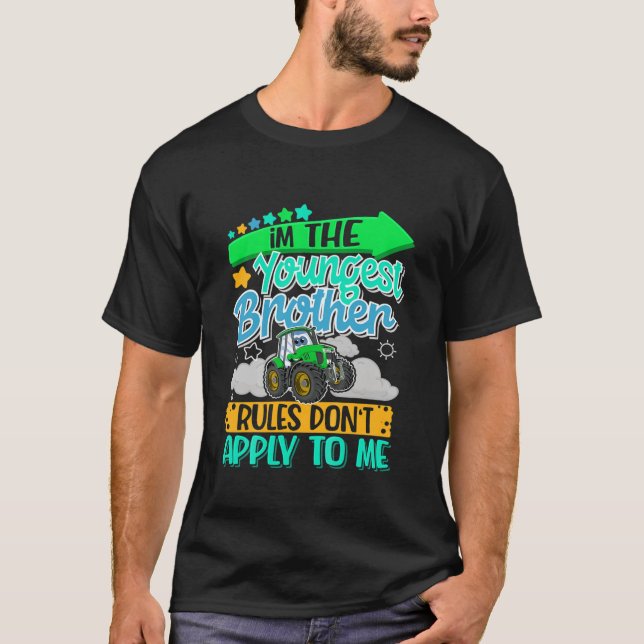 Kinder Traktor I Kinder I Little Brother I Younges T-Shirt (Vorderseite)