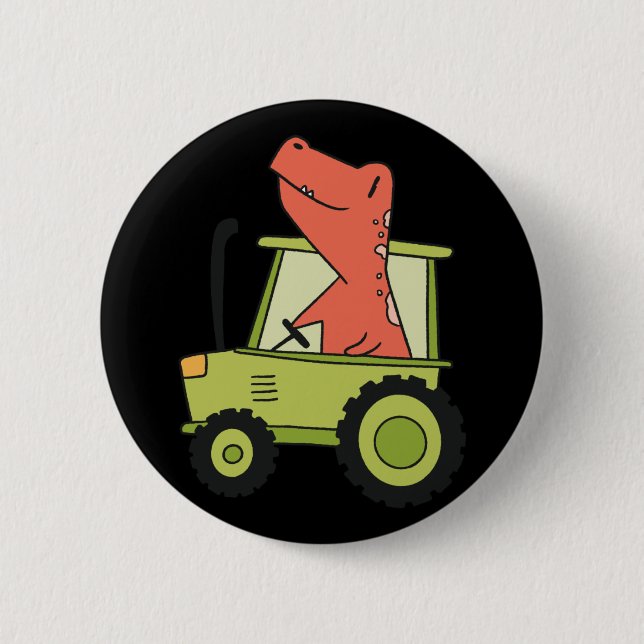 Kinder Traktor mit Trex Bauer Button (Vorderseite)