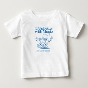 Kinder treffen 105,5 oben baby t-shirt