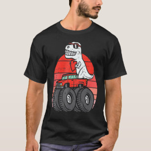 Kinder Trex Dino Monster Truck Kleinkind Kleinkind T-Shirt