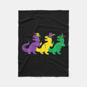 Kinder Trex Dinos Lila Gelbe grüne Kleinkinder Kin Fleecedecke