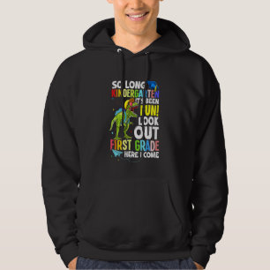 Kinder Trex Dinosaur so lange Kindergarten hier bi Hoodie