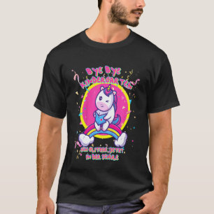 Kinder Tschüss Tschüss Kindergarten T-Shirt