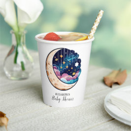 Kinder Twinkle Stars Baby Dusche Pappbecher