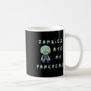 Kinder Typ 1 Diabetes Halloween - Zombies Ate Panc Kaffeetasse