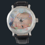 Kinder und Baby Picture Custom Armbanduhr<br><div class="desc">Personalisieren Sie dies,  indem Sie Ihr eigenes Foto hochladen. Ideal für Kleinkinder,  Kinder und Babyfotos,  um diesen Moment in der Zeit zu erfassen. Klicken Sie auf Anpassen,  um Anpassungen vorzunehmen. Template-Bild Portrait von einem Baby Boy von Petr Kratochvil. http://www.publicdomainpictures.net/view-image.php?image=17320&picture=portrait-of-a-baby-boy</div>