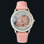 Kinder und Babybilder Armbanduhr<br><div class="desc">Personalisieren Sie dies,  indem Sie Ihr eigenes Foto hochladen. Ideal für Kleinkinder,  Kinder und Babyfotos,  um diesen Moment in der Zeit zu erfassen. Klicken Sie auf Anpassen,  um Anpassungen vorzunehmen. Template-Bild Portrait von einem Baby Boy von Petr Kratochvil. http://www.publicdomainpictures.net/view-image.php?image=17320&picture=portrait-of-a-baby-boy</div>