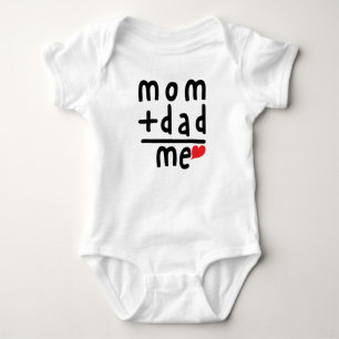 Kinder- und Babys Ecke - Mama plus Papa ergibt mic Baby Strampler