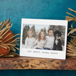 Kinder und Hunde im Foto Fotoplatte