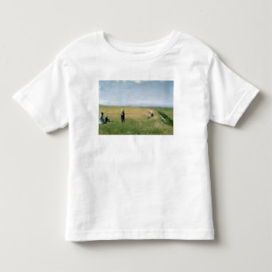 Kinder und junge Mädchen pflücken Blume Kleinkind T-shirt