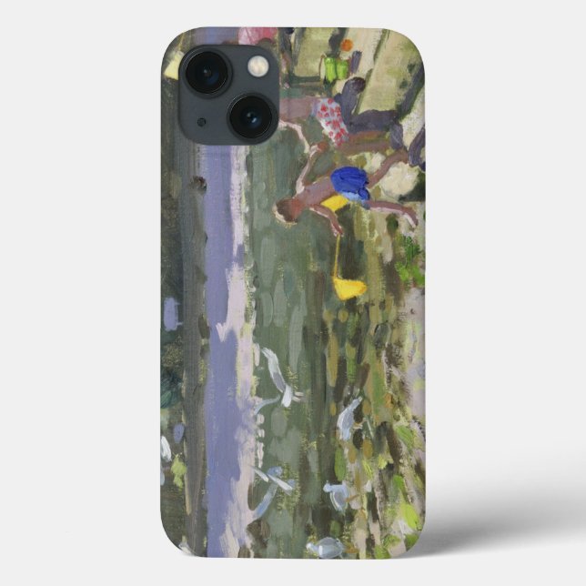 Kinder und Möwen Looe 2013 Case-Mate iPhone Hülle (Rückseite)