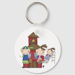 Kinder und Schoolhouse-T - Shirts und Geschenke Schlüsselanhänger