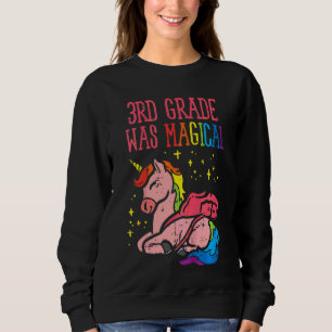 Kinder Unicorn 3. Klasse war magisch letzten Tag d Sweatshirt