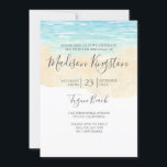 Kinder unter Erwachsenen Geburtstagsparty Einladung<br><div class="desc">Watercolor Beach Kinder Erwachsene Geburtstagsparty Einladung Matching Sammlung in Niche und Nest Geschäft.</div>