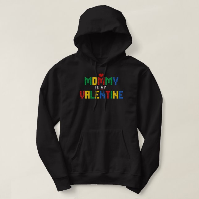 Kinder Valentinstag Boys Baby Kleinkind Valentine  Hoodie (Design vorne)